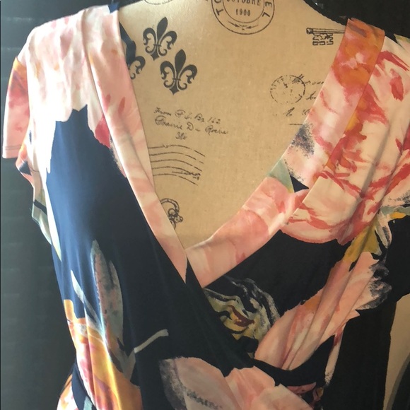 Floral Print Maxi Dress - Picture 3 of 4